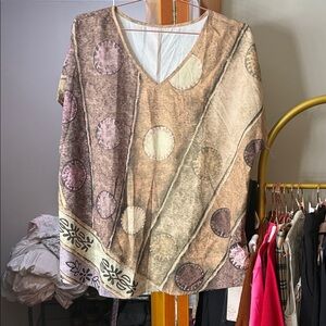 Bohemian V-Neck Tunic Top